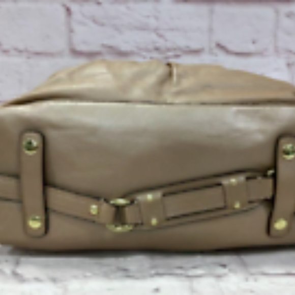 Coach Ashley Women's Bronze Leather Double Handle Strap Shoulder Handbag Purse - Picture 5 of 7